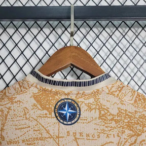 Camisa Argentina Edição Comemorativa 20/21 - Torcedor Masculina Bege - Netmantos