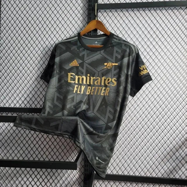 Camisa Arsenal Away 22/23 - Torcedor Masculina Preta - Netmantos