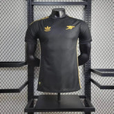 Camisa Arsenal VERSACE 24/25 - Jogador Masculina Preta - Netmantos