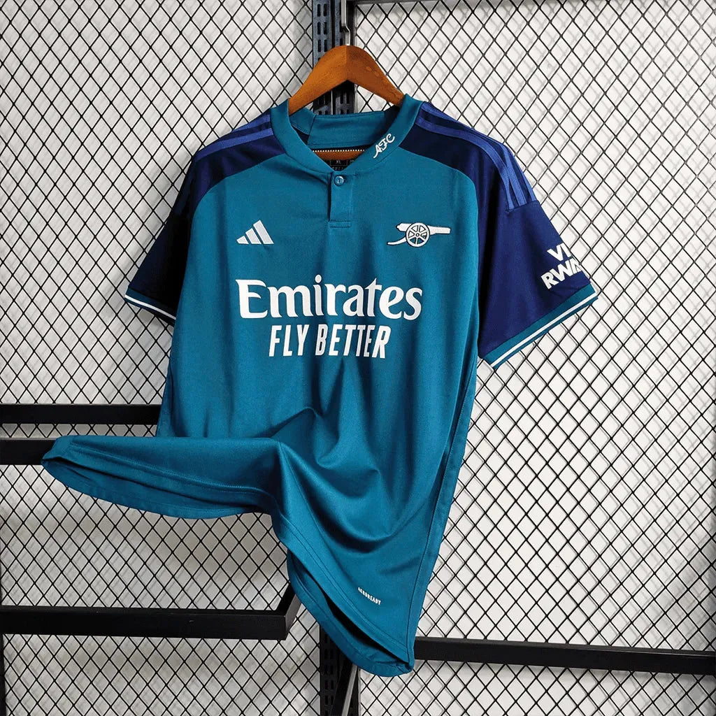 Camisa Arsenal II 23/24 - Torcedor Masculina Azul - Netmantos