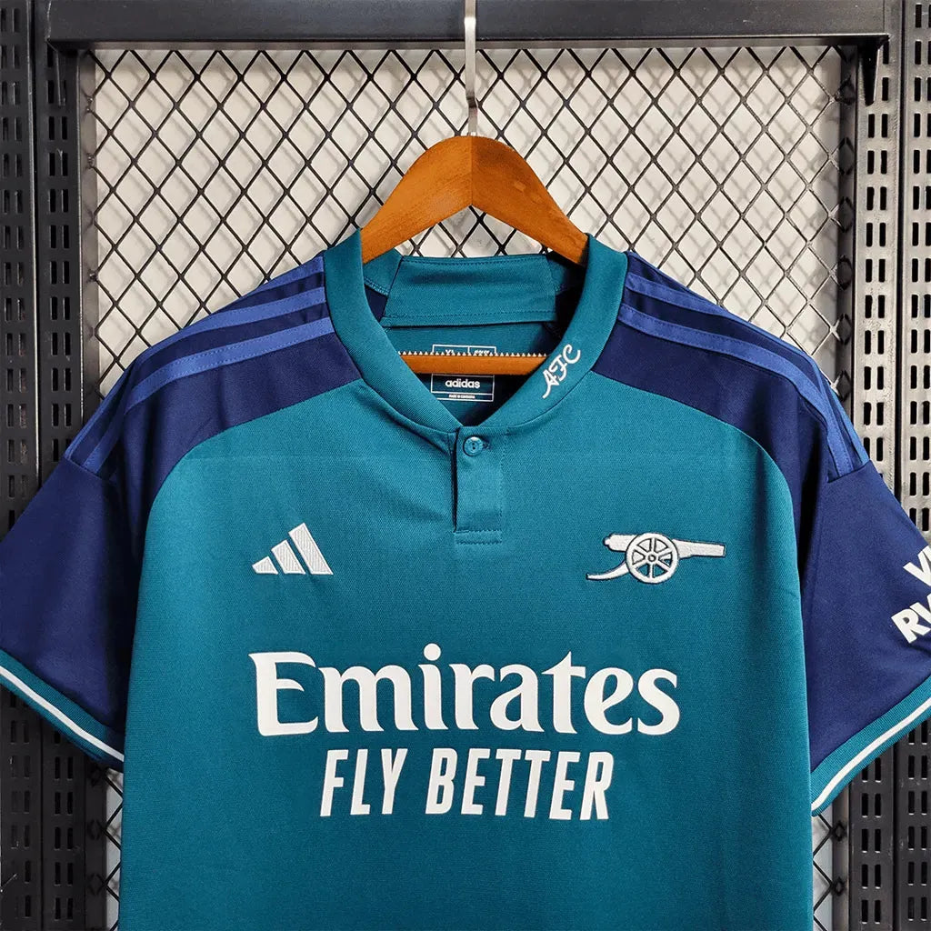 Camisa Arsenal II 23/24 - Torcedor Masculina Azul - Netmantos