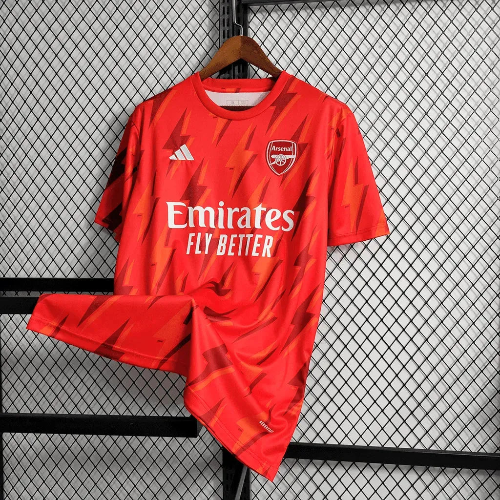 Camisa Arsenal Treino 23/24 - Torcedor Masculina Vermelha - Netmantos