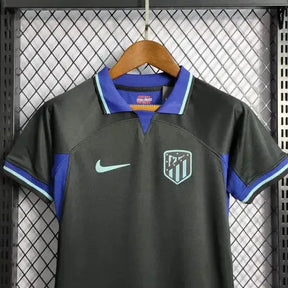 Camisa Atlético de Madrid Away 22/23 - Torcedor Infantil Preta - Netmantos