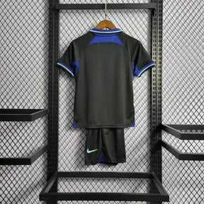Camisa Atlético de Madrid Away 22/23 - Torcedor Infantil Preta - Netmantos
