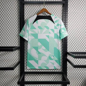 Camisa Atlético de Madrid Treino 23/24 - Torcedor Masculina Branca e Verde - Netmantos