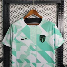 Camisa Atlético de Madrid Treino 23/24 - Torcedor Masculina Branca e Verde - Netmantos