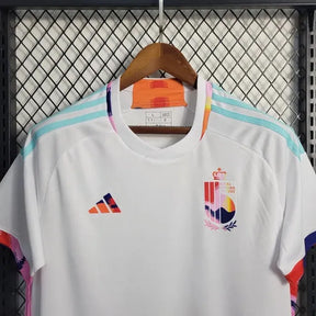 Camisa Bélgica Away 22/23 - Torcedor Masculina Branca - Netmantos