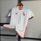 Camisa Bélgica Away 22/23 - Torcedor Masculina Branca - Netmantos