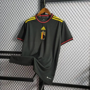 Camisa Bélgica Away 22/23 - Torcedor Masculina Preta - Netmantos
