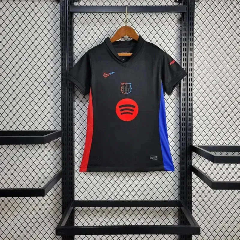 Camisa Barcelona Away 24/25- Torcedor Feminina Preta - Netmantos