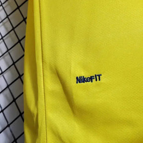 Camisa Barcelona Away Retrô 2008/09 - Torcedor Masculina Amarela Manga Longa - Netmantos