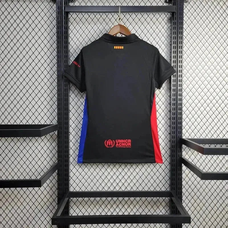 Camisa Barcelona COLDPLAY Away 24/25- Torcedor Feminina Preta - Netmantos