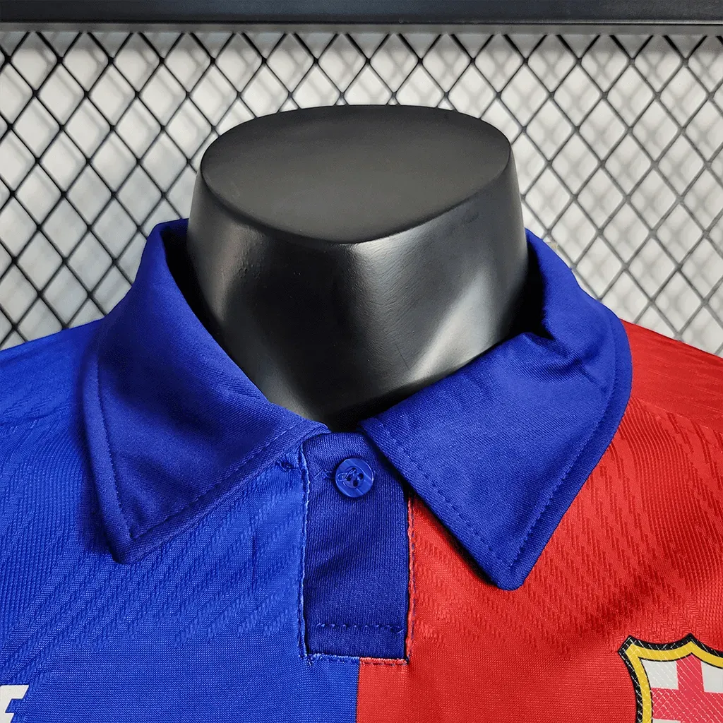 Camisa Barcelona Classic 23/24 - Jogador Masculina Azul e Vermelho - Netmantos
