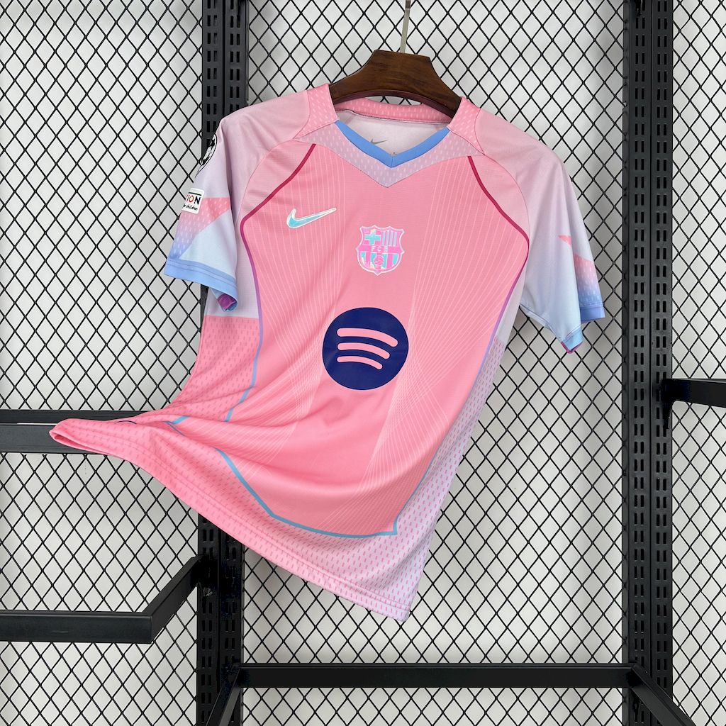 Barcelona Special Edition 25/26 Fan Shirt - Men's Pink Reflective