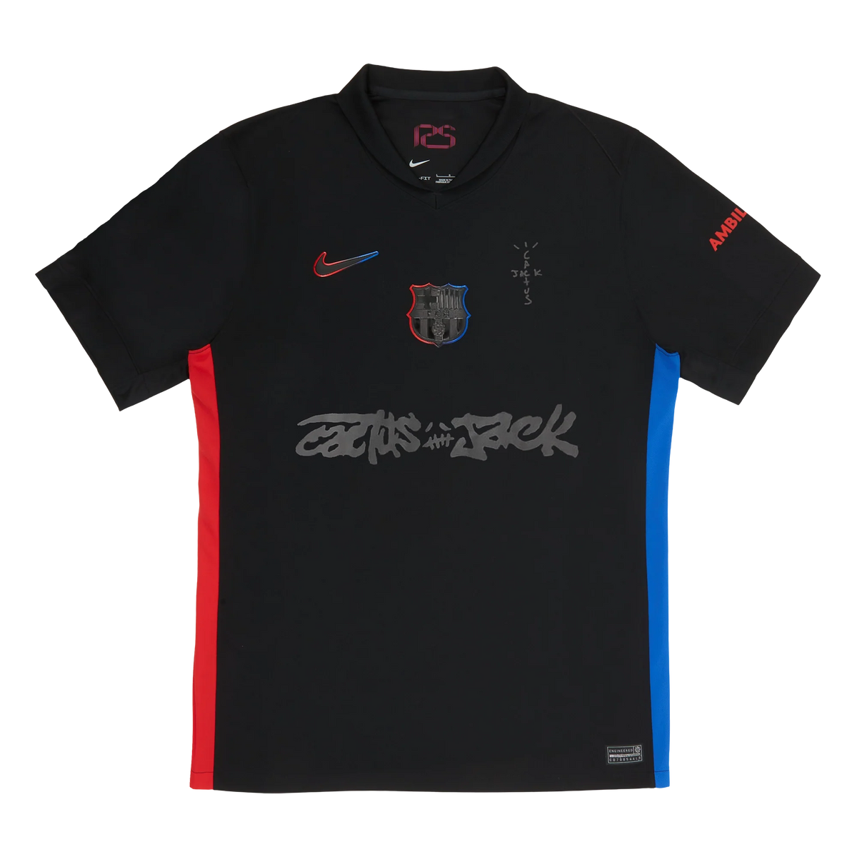 Barcelona TRAVIS SCOTT Away 24/25 Shirt - Men's Fan Black