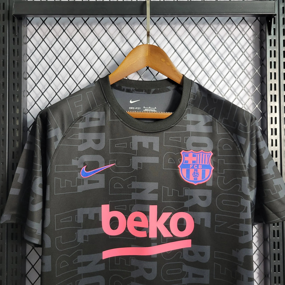 Camisa Barcelona Treino 2022 - Torcedor Masculina Preta e Roxa - Netmantos