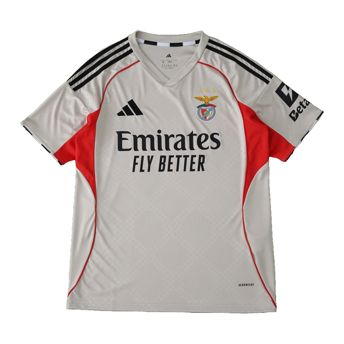 Benfica Away Shirt 25/26 - Men's White Fan Shirt