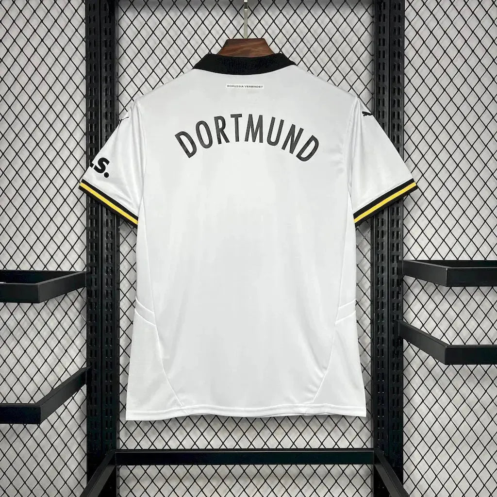 Camisa Borussia Dortmund Third Away 24/25 - Torcedor Masculina Branca - Netmantos