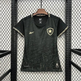 Camisa Bota Fogo Away 24/25 - Torcedor Feminina Preta e Dourada - Netmantos