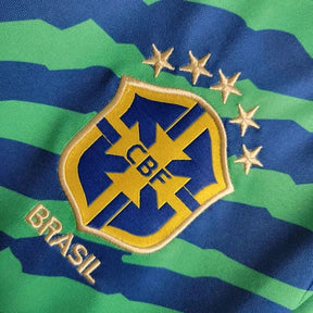 Camisa Brasil Edição Especial 22/23 - Torcedor Masculina Verde e Azul - Netmantos