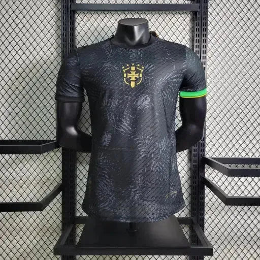 Camisa Brasil GOAT Neymar - Jogador Masculina Preta Comma Football - Netmantos