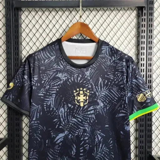 Camisa Brasil GOAT Neymar - Torcedor Masculina Preta Comma Football - Netmantos