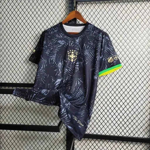 Camisa Brasil GOAT Neymar - Torcedor Masculina Preta Comma Football - Netmantos