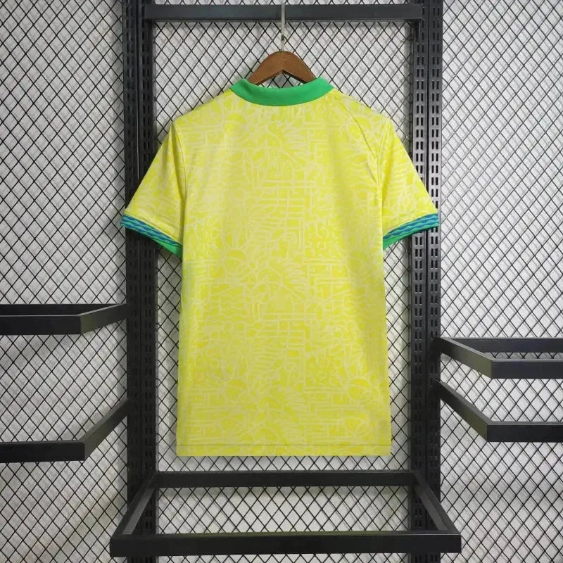 Camisa Brasil Home 24/25 - Torcedor Masculina Amarela - Netmantos