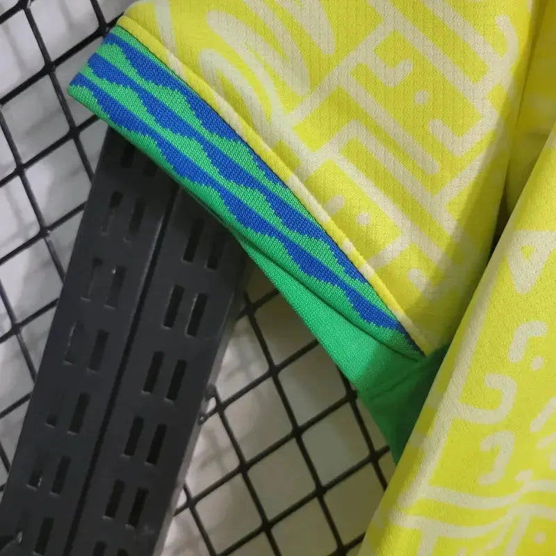 Camisa Brasil Home 24/25 - Torcedor Masculina Amarela - Netmantos