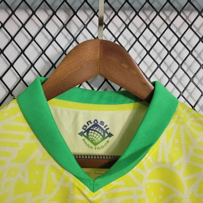 Camisa Brasil Home 24/25 - Torcedor Masculina Amarela - Netmantos