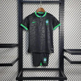 Camisa Brasil Leopardo 22/23 - Torcedor Infantil Preta e Verde - Netmantos