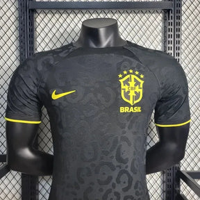 Camisa Brasil Treino 22/23 - Jogador Masculina Preta - Netmantos