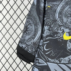 Camisa Brasil x STUSSY Cristo Redentor - Torcedor Masculina Preta - Netmantos