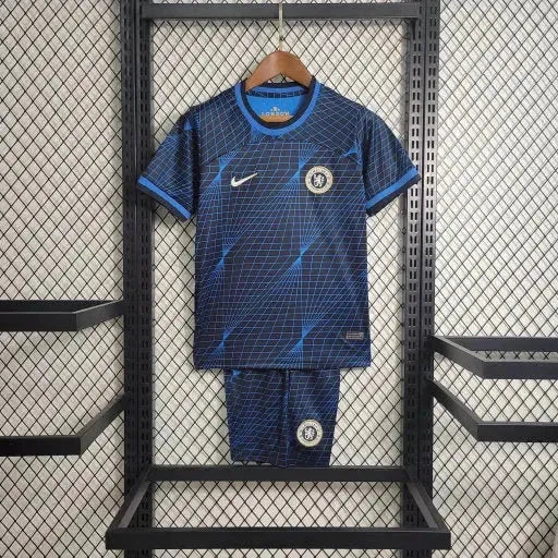 Camisa Chelsea Away 23/24 - Torcedor Infantil Azul Escuro - Netmantos