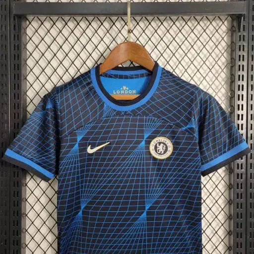 Camisa Chelsea Away 23/24 - Torcedor Infantil Azul Escuro - Netmantos