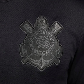 Camisa Timão Away II 24/25 - Torcedor Masculina Preta + Patrocínios - Netmantos