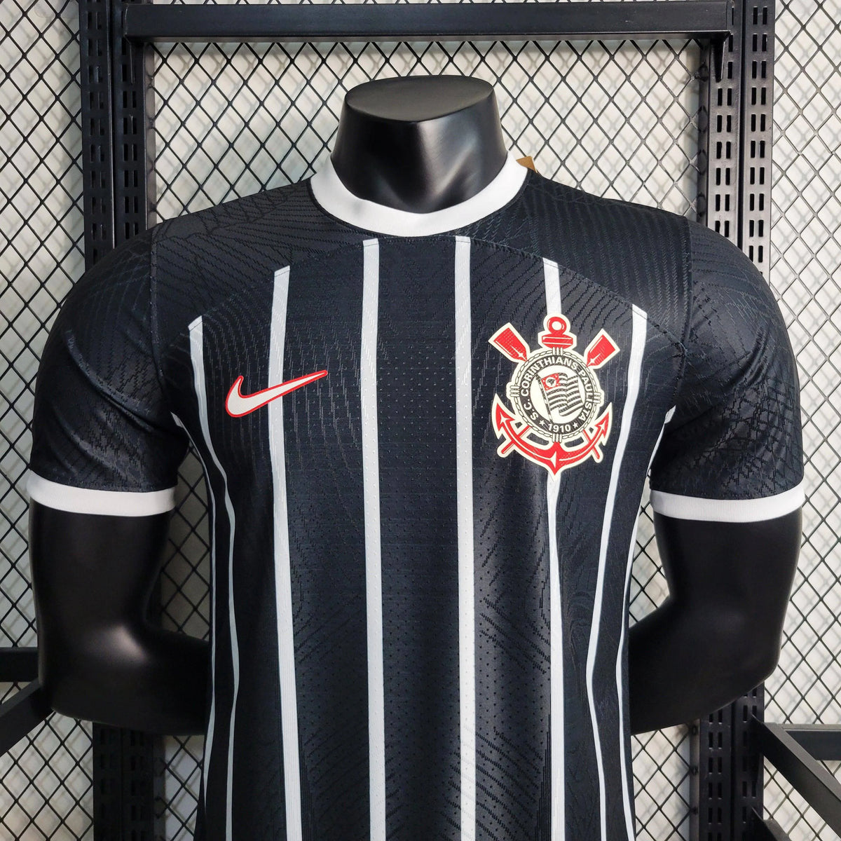 Camisa Timão Home 23/24 - Jogador Masculina Preta - Netmantos