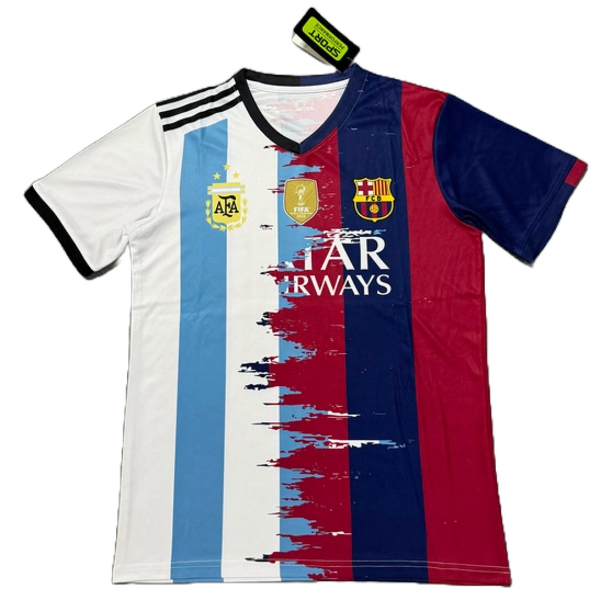 Messi #10 Special Edition Shirt - Argentina + Barcelona - Men's Fan