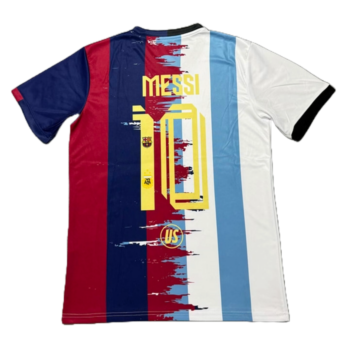 Messi #10 Special Edition Shirt - Argentina + Barcelona - Men's Fan