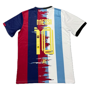 Messi #10 Special Edition Shirt - Argentina + Barcelona - Men's Fan