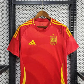 Camisa Espanha Home 24/25 - Torcedor Masculina Vermelha e Amarela - Netmantos
