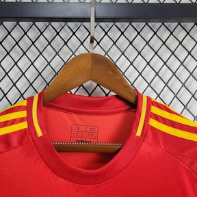 Camisa Espanha Home 24/25 - Torcedor Masculina Vermelha e Amarela - Netmantos