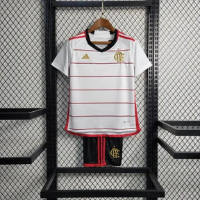 Camisa Flamengo Away 23/24 - Torcedor Infantil Branca - Netmantos