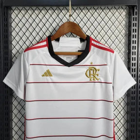 Camisa Flamengo Away 23/24 - Torcedor Infantil Branca - Netmantos