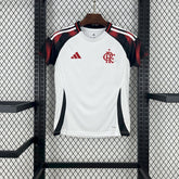 Flamengo Away Shirt 25/26 - Women's White Fan Shirt + Sponsorships