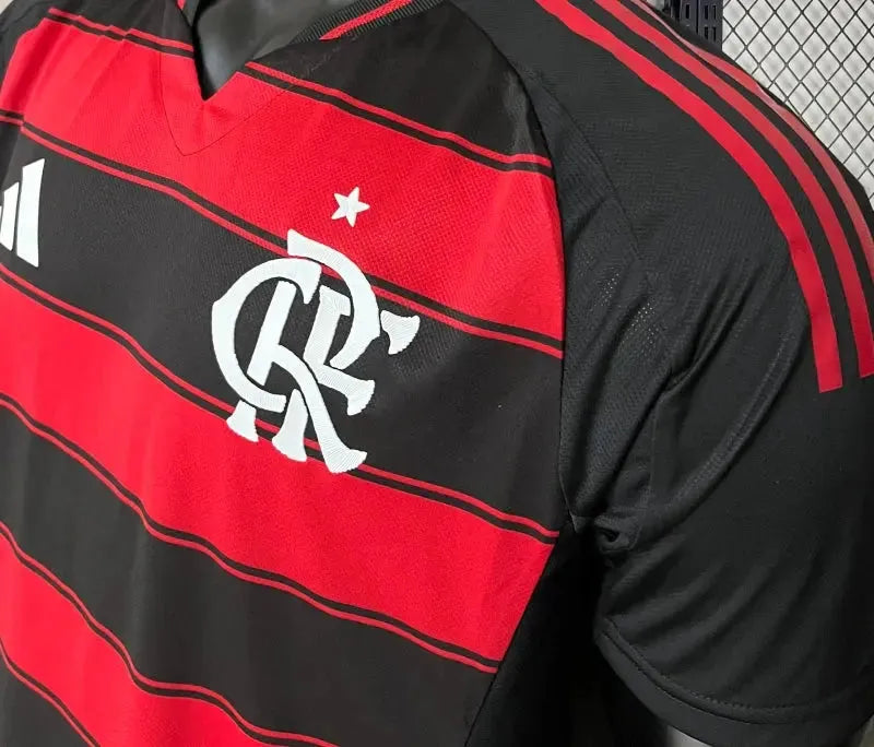 Camisa Flamengo Home 25/26 - Jogador Masculina + Patrocínios - Netmantos