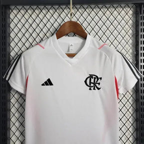 Camisa Flamengo Treino 23/24 - Torcedor Infantil Branca - Netmantos