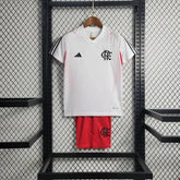 Camisa Flamengo Treino 23/24 - Torcedor Infantil Branca - Netmantos