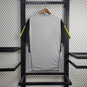 Camisa Flamengo Treino 24/25 - Torcedor Masculina Cinza, Amarela e Preta - Netmantos