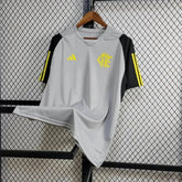 Camisa Flamengo Treino 24/25 - Torcedor Masculina Cinza, Amarela e Preta - Netmantos